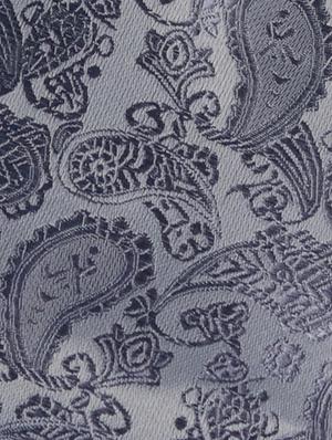 grey silk tie and pocket square combo - 16178625 - Standard Image - 4