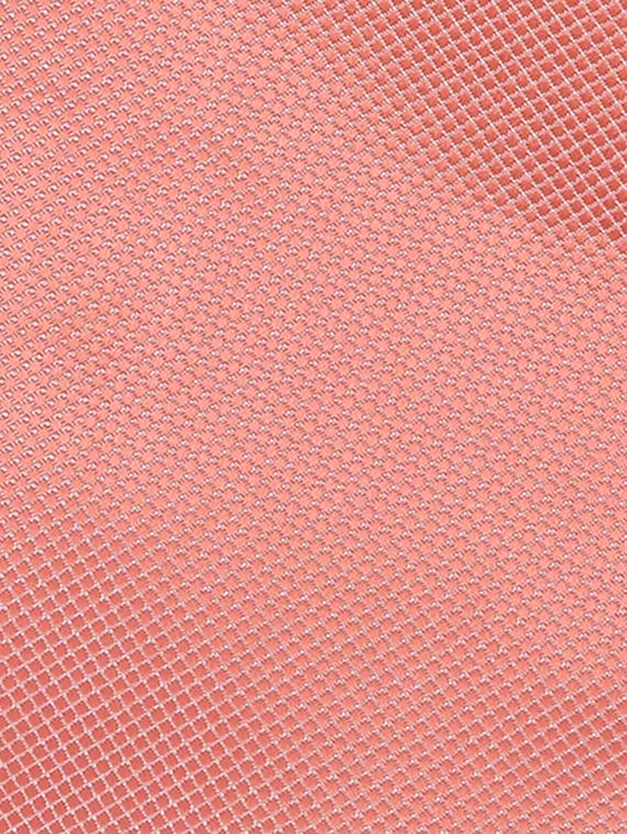 pink polyester tie and pocket square combo - 16178658 - Zoom Image - 4