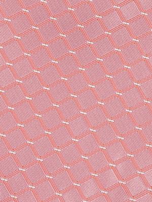 pink polyester tie and pocket square combo - 16178661 - Standard Image - 4
