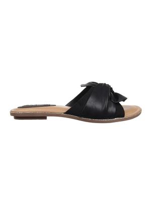 black slip on sandals - 16179059 - Standard Image - 2