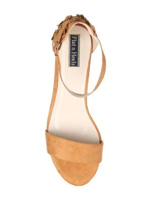 tan ankle strap sandals - 16179083 - Standard Image - 4