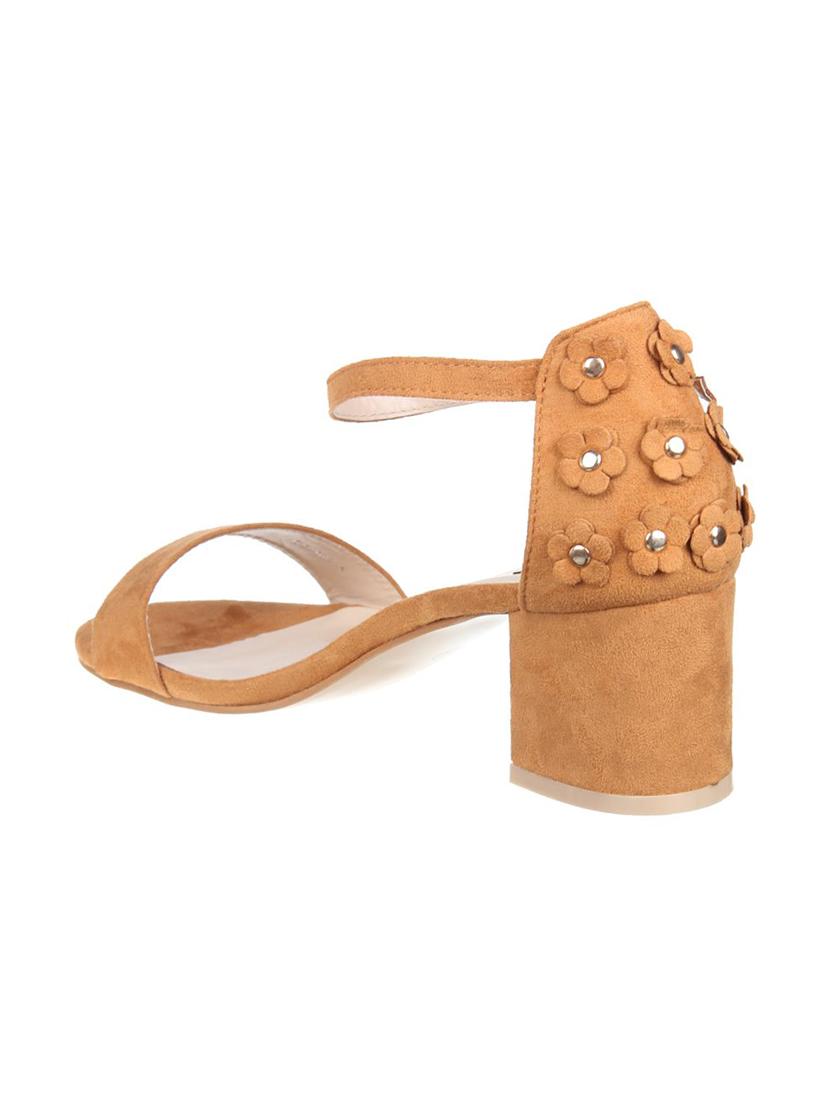 tan ankle strap sandals - 16179083 - Zoom Image - 3