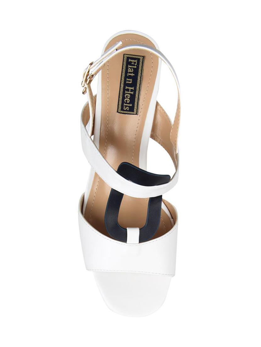 white back strap sandals - 16179088 - Zoom Image - 4