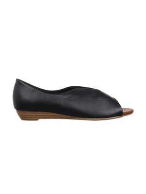 black slip on sandals - 16179109 - Standard Image - 2