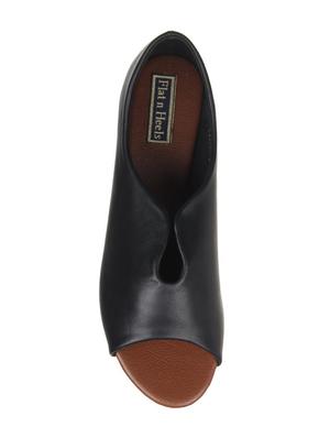 black slip on sandals - 16179109 - Standard Image - 4