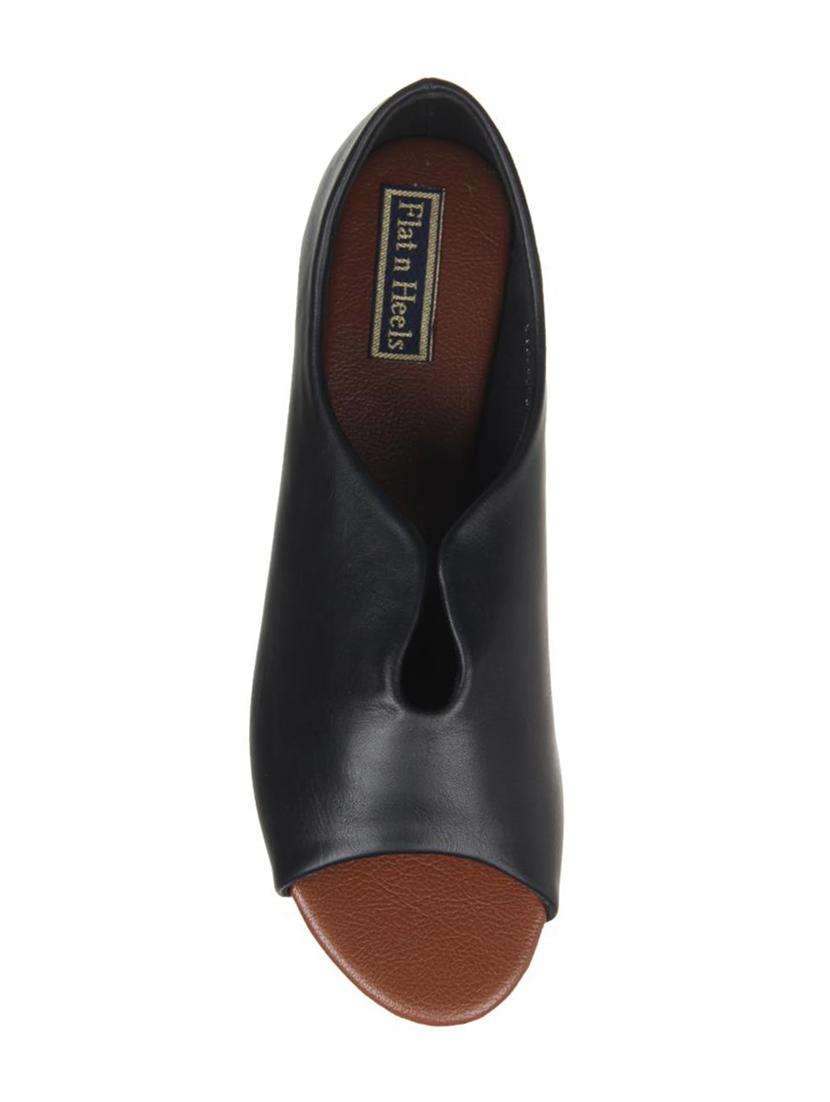 black slip on sandals - 16179109 - Zoom Image - 4