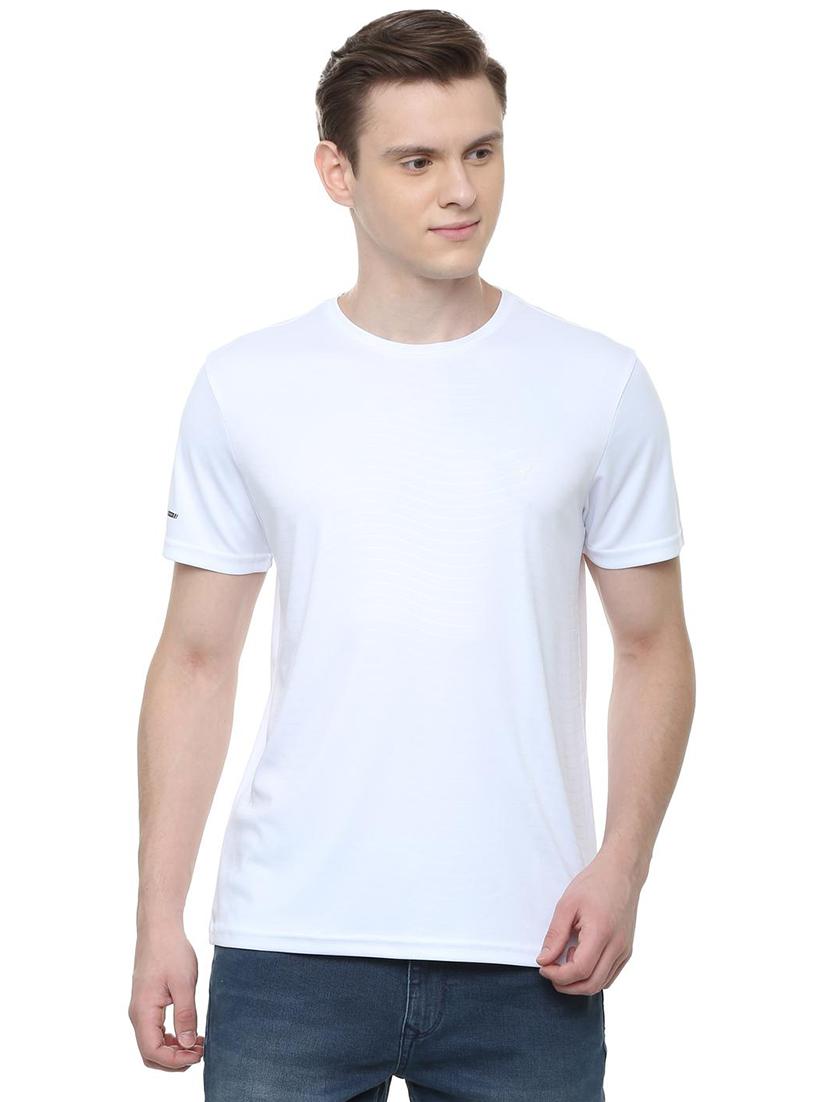 white polyester t-shirt - 16179166 - Zoom Image - 1