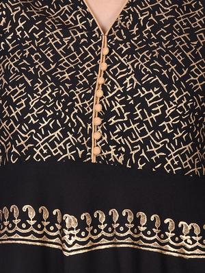 block printed flared kurta - 16179232 - Standard Image - 4