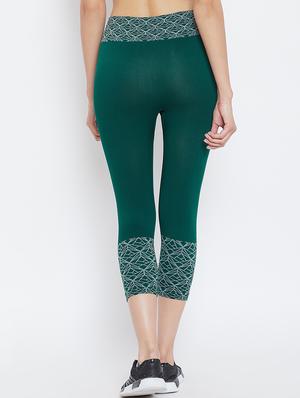 high rise geometric capri legging - 16180715 - Standard Image - 3