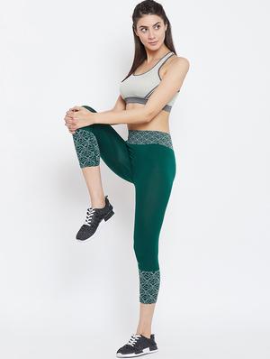 high rise geometric capri legging - 16180715 - Standard Image - 4