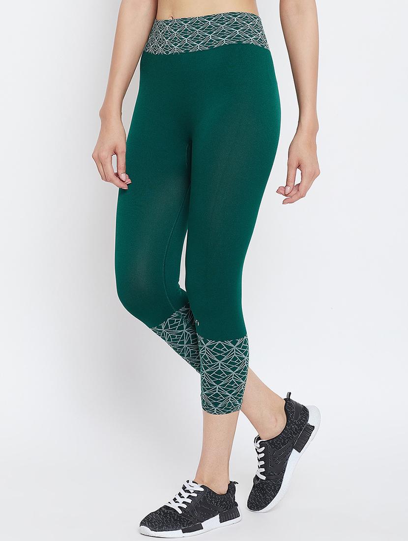 high rise geometric capri legging - 16180715 - Zoom Image - 2