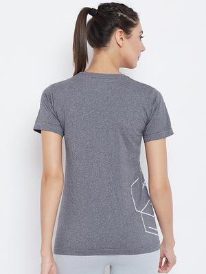 round neckline short sleeved top - 16180735 - Standard Image - 3