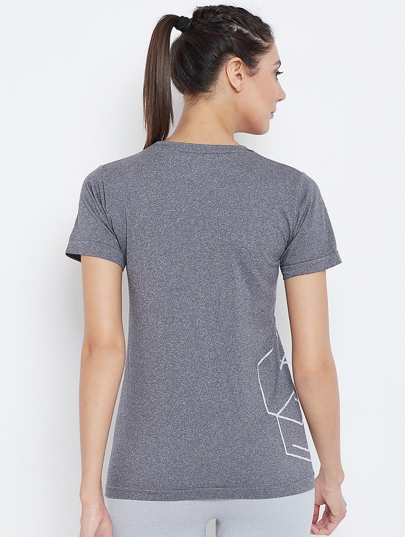 round neckline short sleeved top - 16180735 - Zoom Image - 3