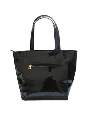 black leatherette (pu) regular handbag - 16183821 - Standard Image - 2