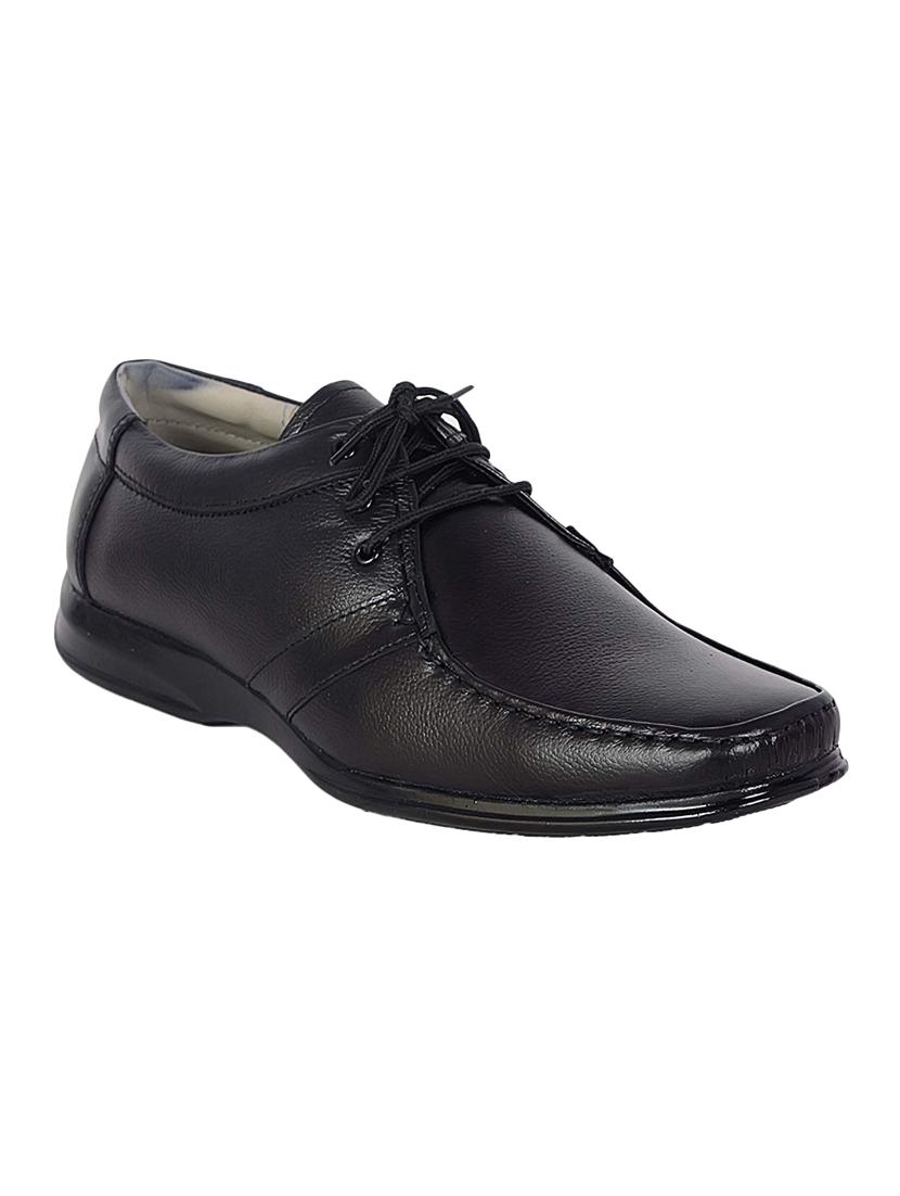 black leather lace-up derbys - 16183916 - Zoom Image - 1