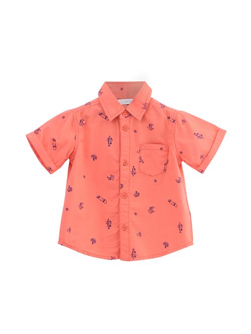pocket patched quirky print shirt - 16184316 - Very Small Image - 1