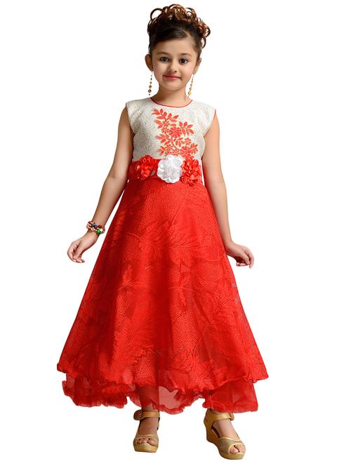 red net party gown - 16184361 - Standard Image - 1