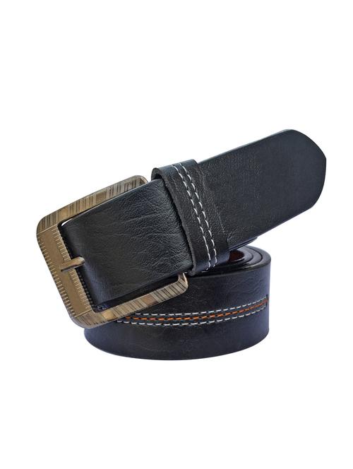 black leatherette belt - 16184383 - Standard Image - 1