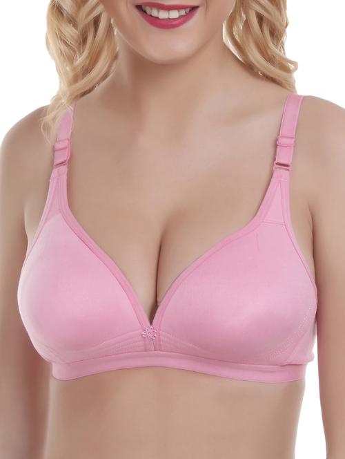 floral patch solid bra - 16184408 - Standard Image - 1