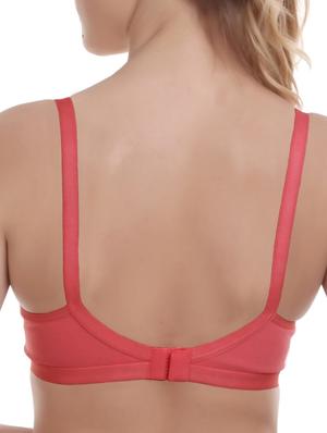 floral patch solid bra - 16184409 - Standard Image - 2
