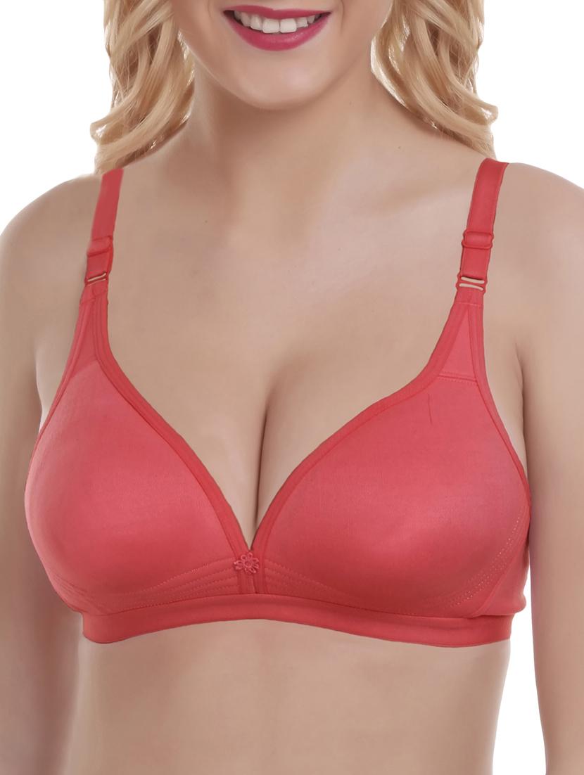 floral patch solid bra - 16184409 - Zoom Image - 1