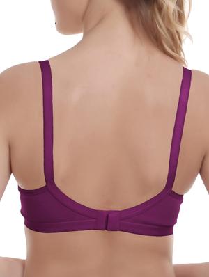 floral patch plunge bra - 16184410 - Standard Image - 2