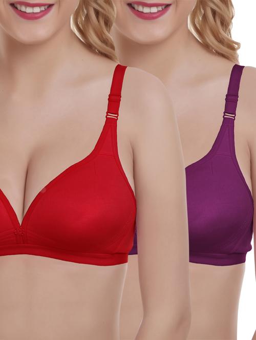 set of 2 floral patch bra - 16184415 - Standard Image - 1