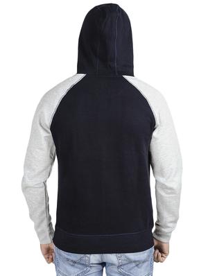 navy blue color block sweatshirt - 16186245 - Standard Image - 3