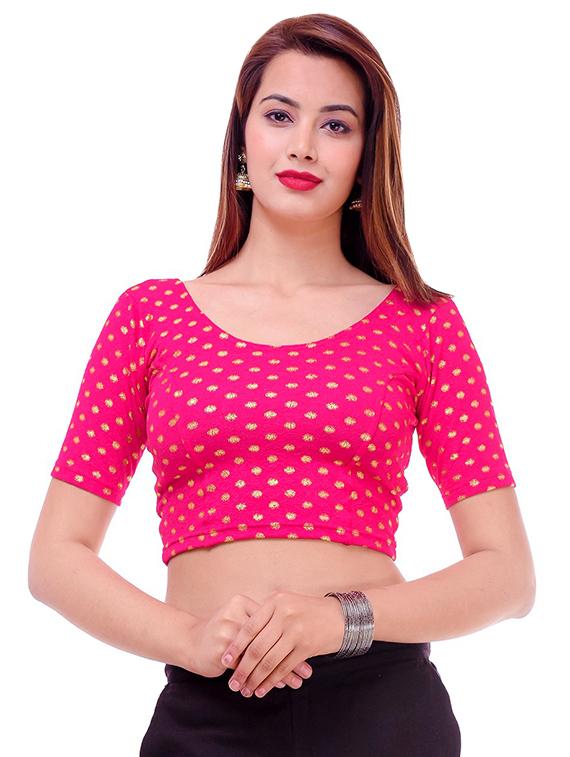 dobby solid blouse - 16186800 - Zoom Image - 1