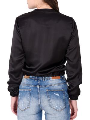 embroidered zip up jacket - 16187541 - Standard Image - 3
