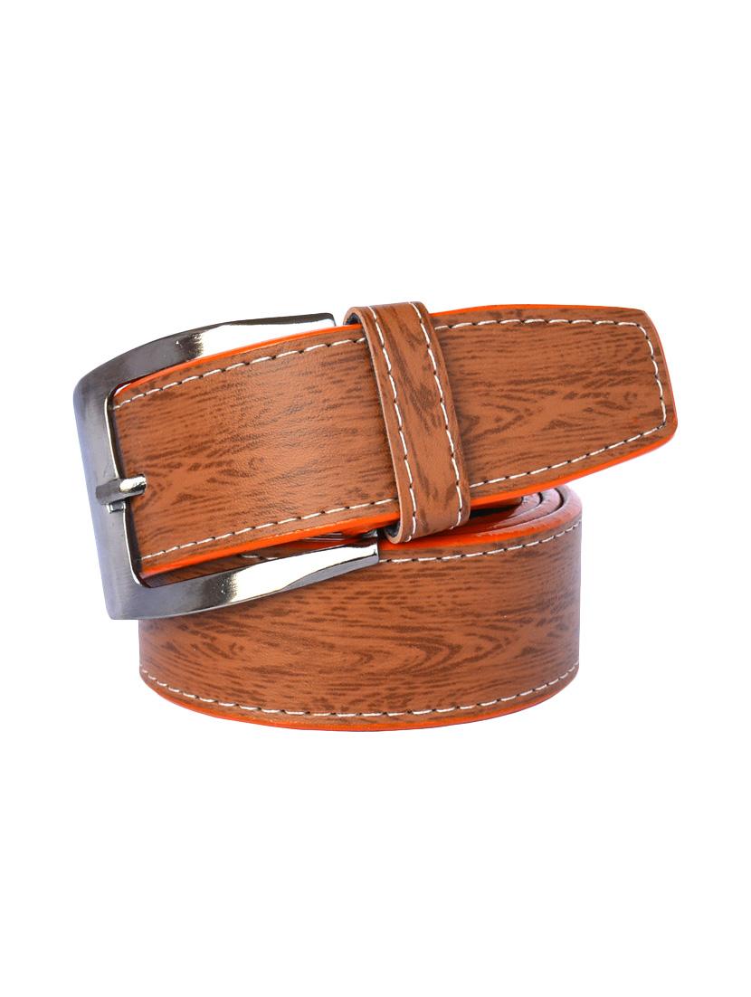 brown leatherette belt - 16187914 - Zoom Image - 1