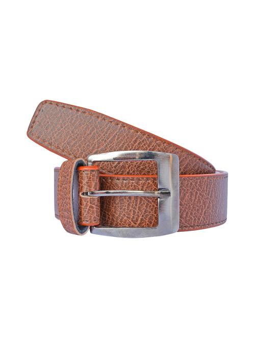 brown leatherette belt - 16187917 - Standard Image - 1