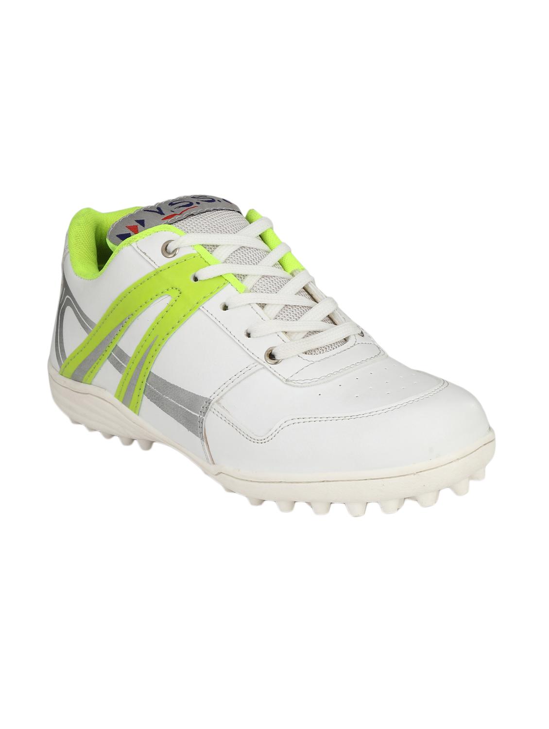 white leatherette sport shoes - 16189163 - Zoom Image - 1
