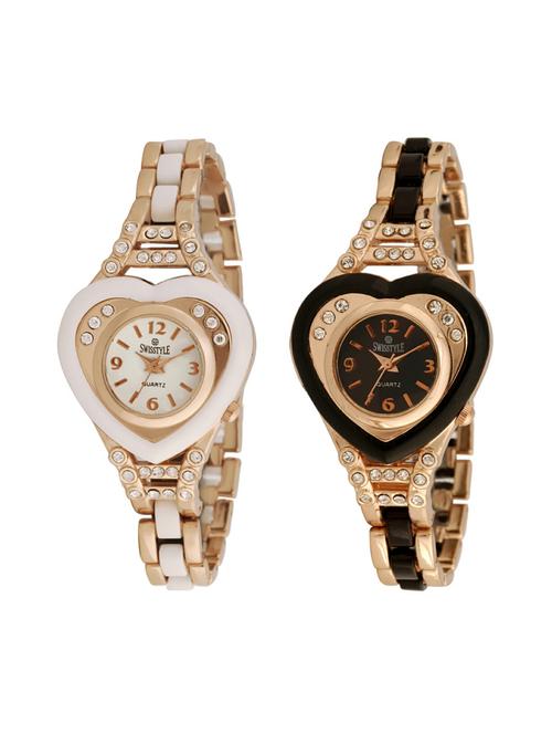 set of 2 analog watch combo - 16189612 - Very Small Image - 1