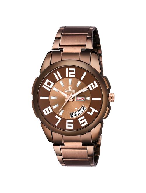 Round dial analog watch-(SS-GR806) - 16189623 - Very Small Image - 1