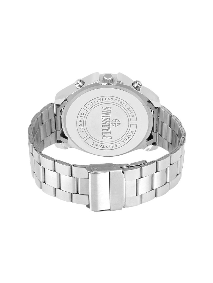 round dial analog watch-(ss-gr799-blk-ch) - 16189670 - Zoom Image - 3