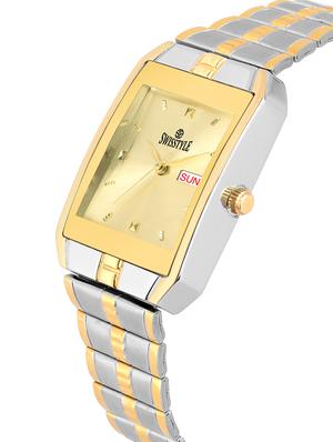 metal strap analog watch (ss-gsq1175-gld-wht) - 16189671 - Standard Image - 2