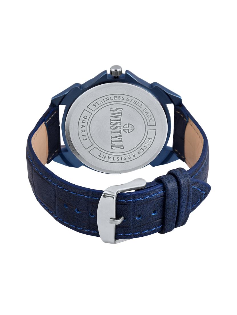 round dial analog watch-(ss-gr097-blu-blu) - 16189672 - Zoom Image - 3