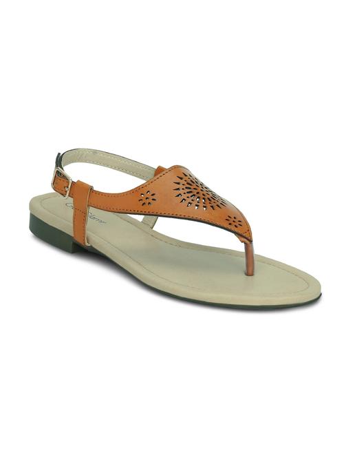 tan back strap sandals - 16189892 - Standard Image - 1