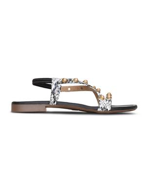 black back strap sandals - 16189898 - Standard Image - 2
