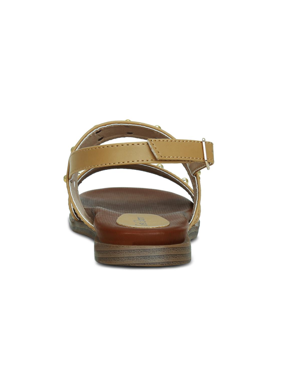 brown back strap sandals - 16189900 - Zoom Image - 3