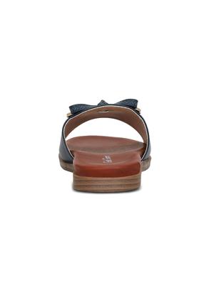 navy slip on sandals - 16189905 - Standard Image - 3
