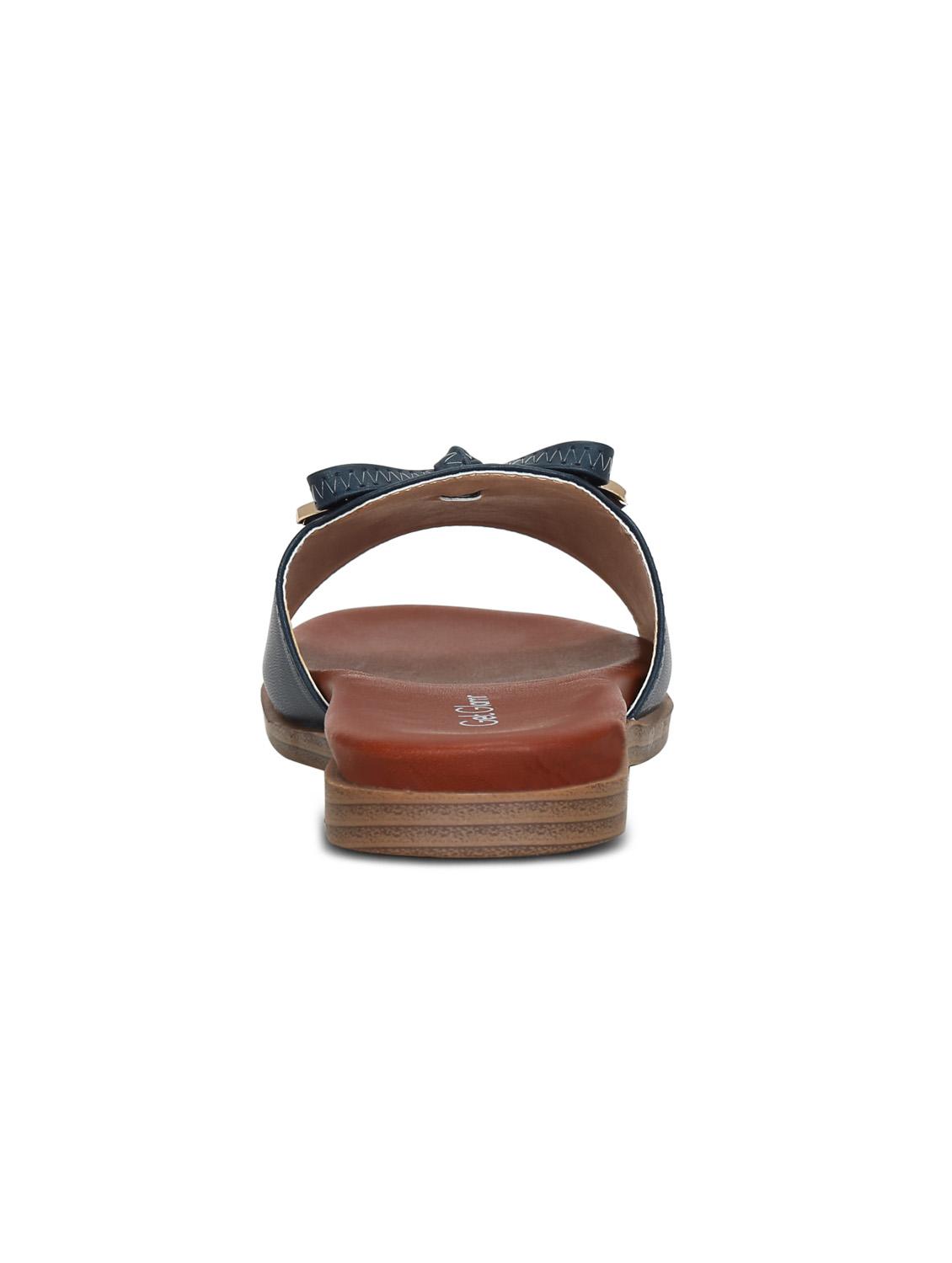 navy slip on sandals - 16189905 - Zoom Image - 3