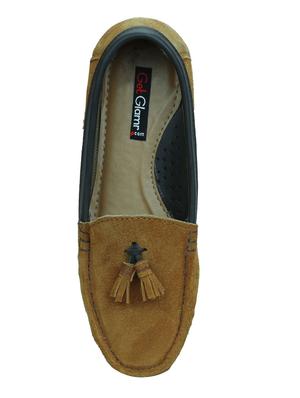 tan slip on loafers - 16189931 - Standard Image - 4