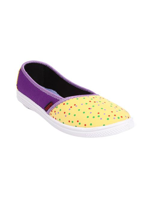 yellow slip on casual shoes - 16190481 - Standard Image - 1