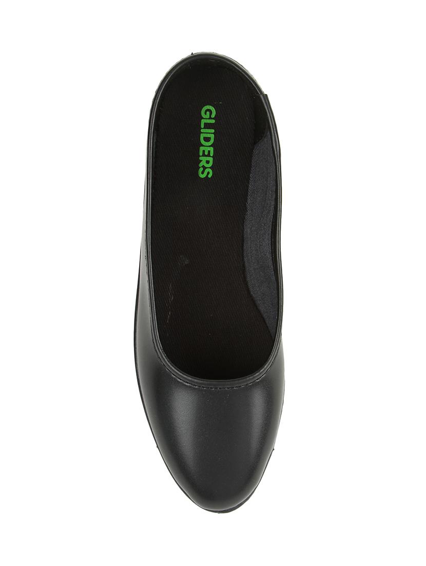 black slip on formal shoes - 16190496 - Zoom Image - 4