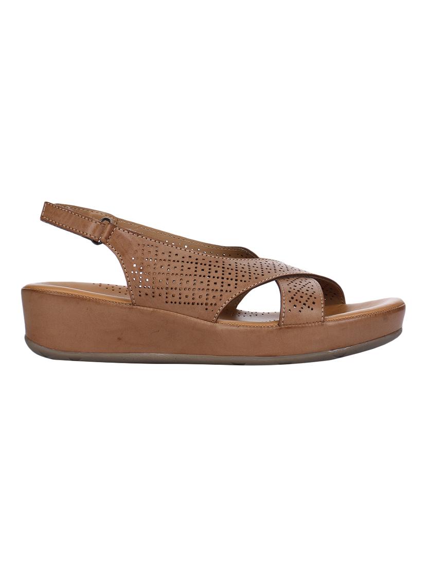 tan flat forms sandals - 16190547 - Zoom Image - 3