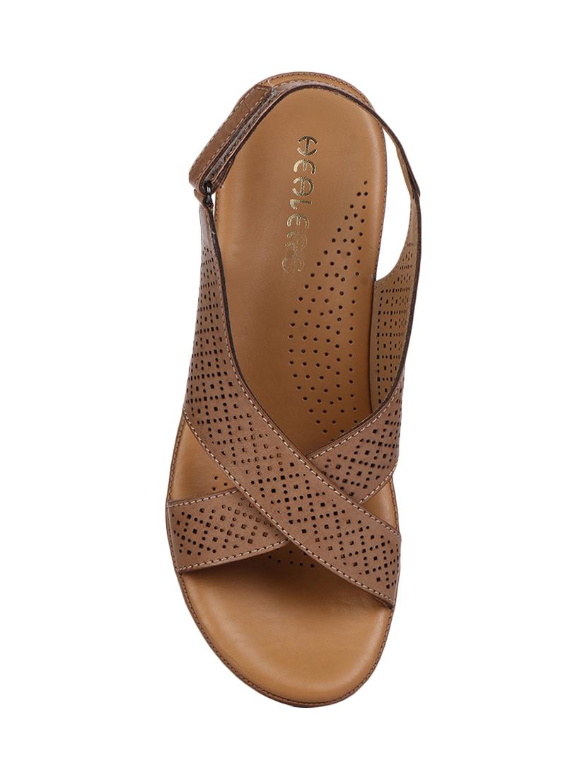 tan flat forms sandals - 16190547 - Zoom Image - 4