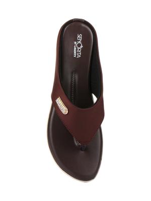 brown toe separator sandals - 16190576 - Standard Image - 4