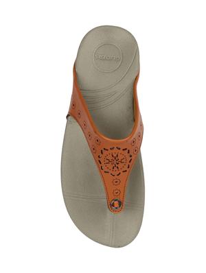 tan toe separator sandals - 16190611 - Standard Image - 4